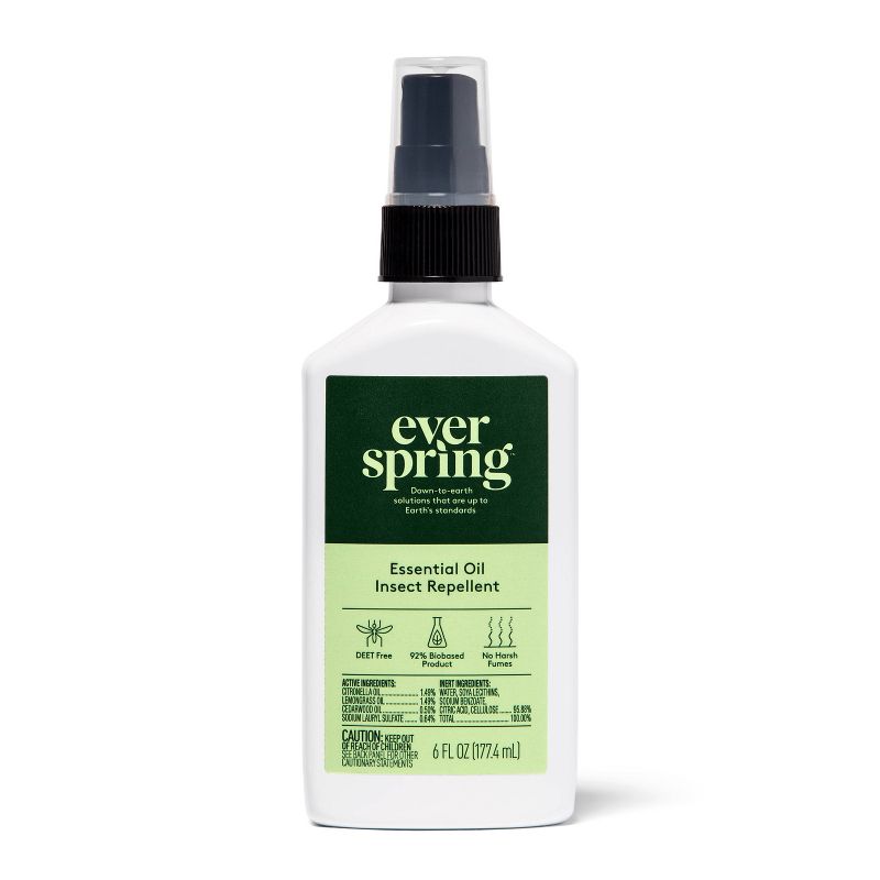 Essential Oil Insect Repellent Spray - 6 fl oz - Everspring™
