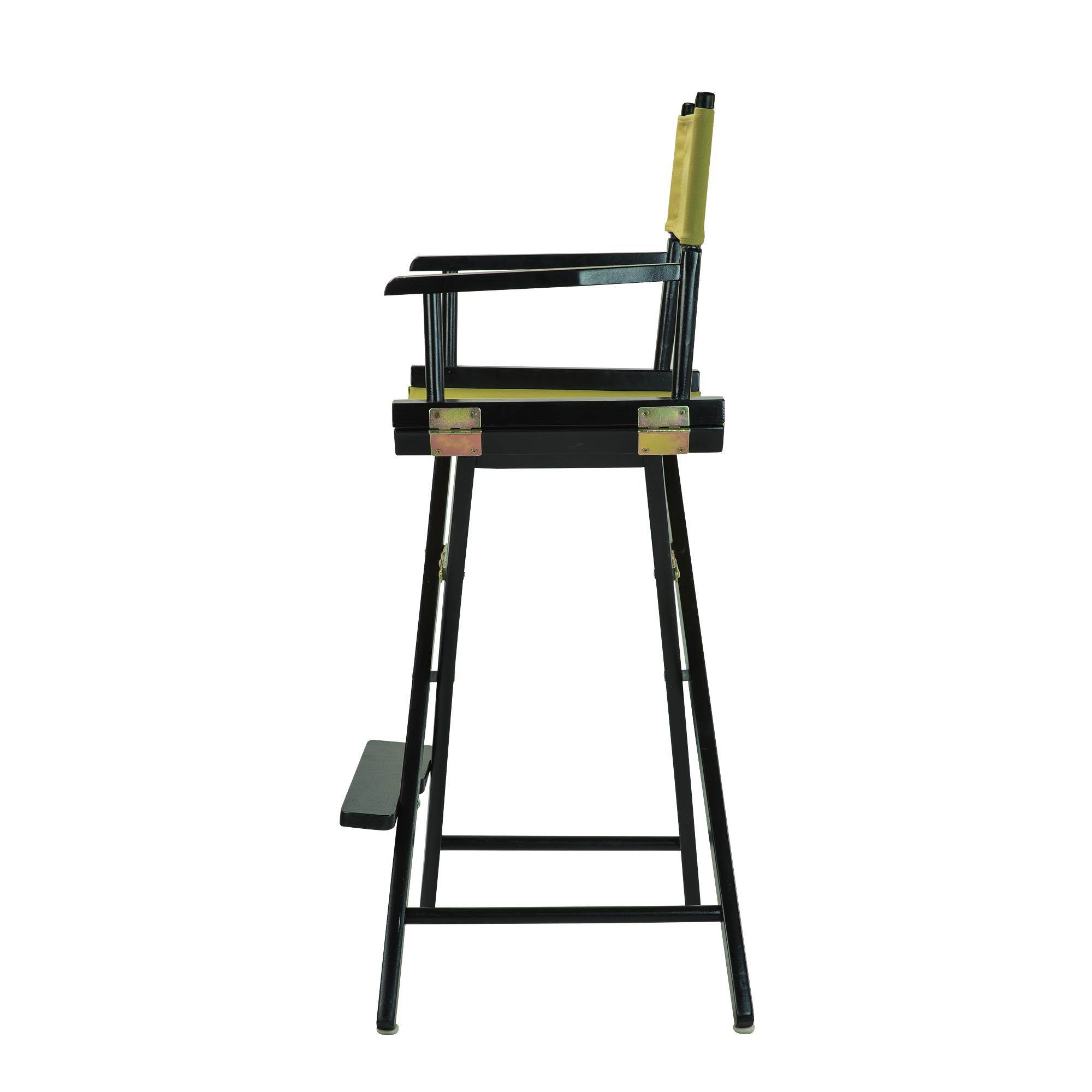 Casual Home 230-02-021-100 30 in. Directors Chair Black Frame with Olive Canvas