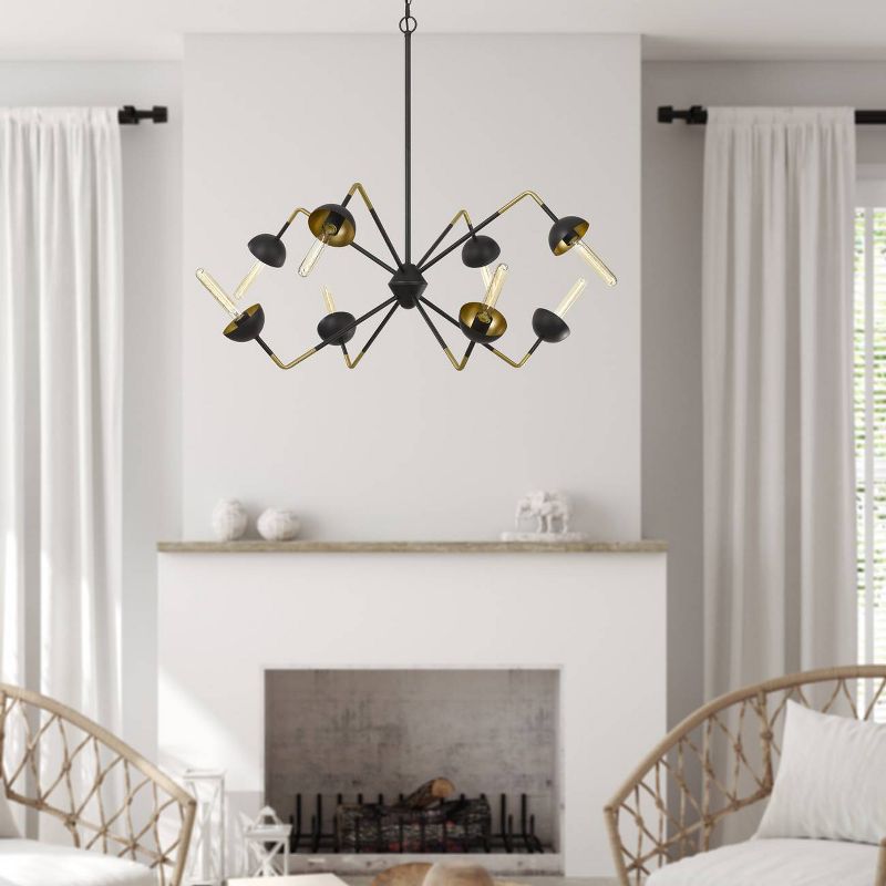 40" x 40" Metal Ravenna Chandelier Antique Brass - Cal Lighting