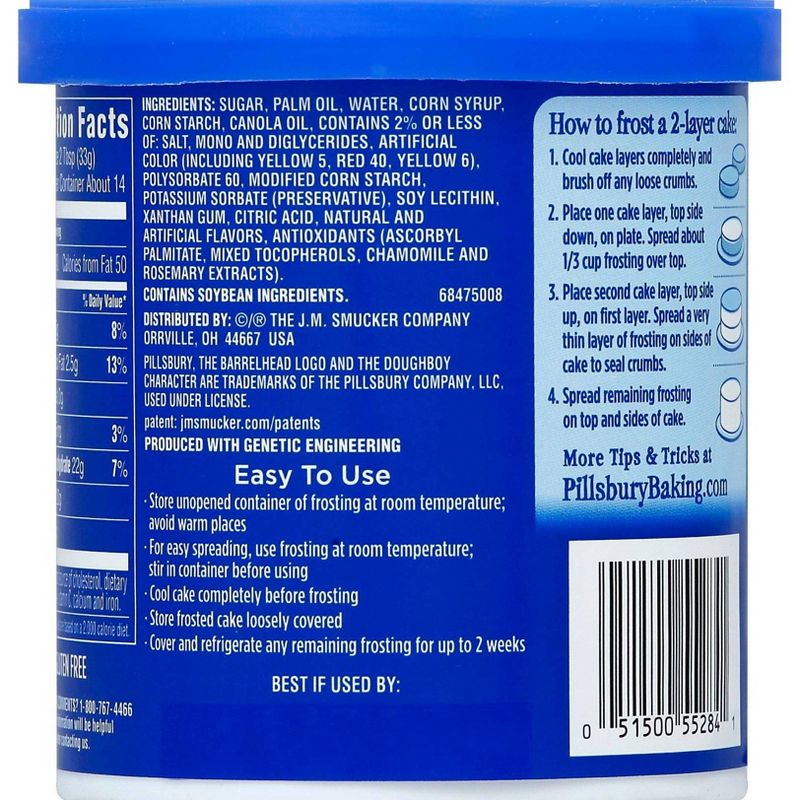 Pillsbury Creamy Supreme Buttercream Frosting - 16oz