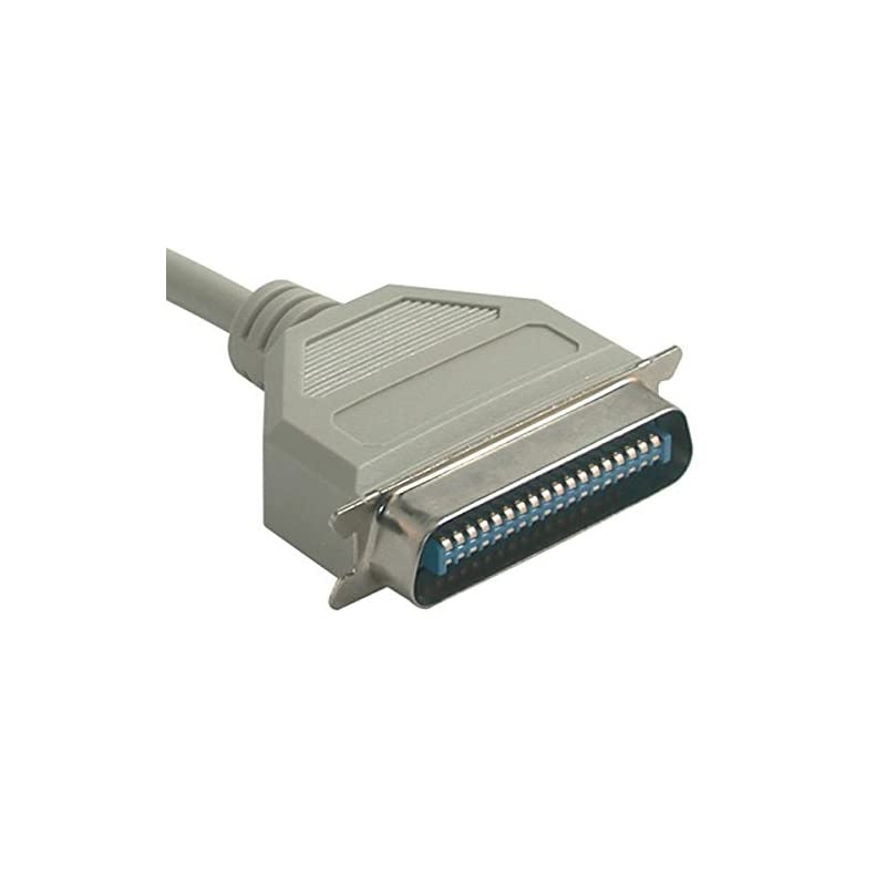 02799 DB25 Male to Centronics 36 Male Parallel Printer Cable Beige 10 Feet 304 Meters