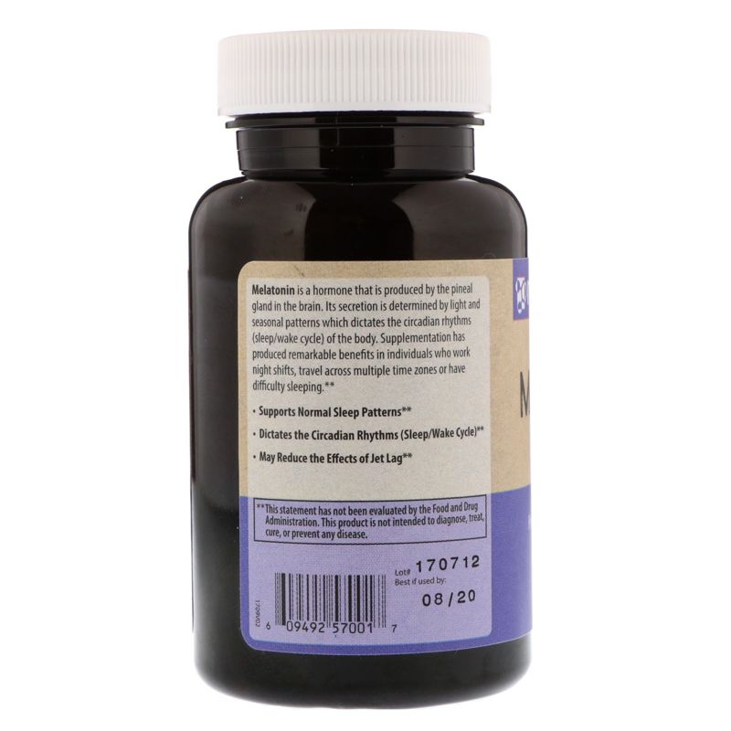 MRM Melatonin, 3 mg, 60 Vegan Capsules, Herbal Supplements