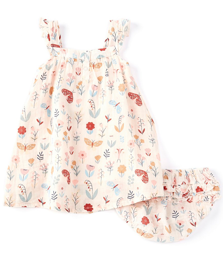 Angel Dear Baby Girls 6-24 Months Butterfly Garden A-Line Sundress