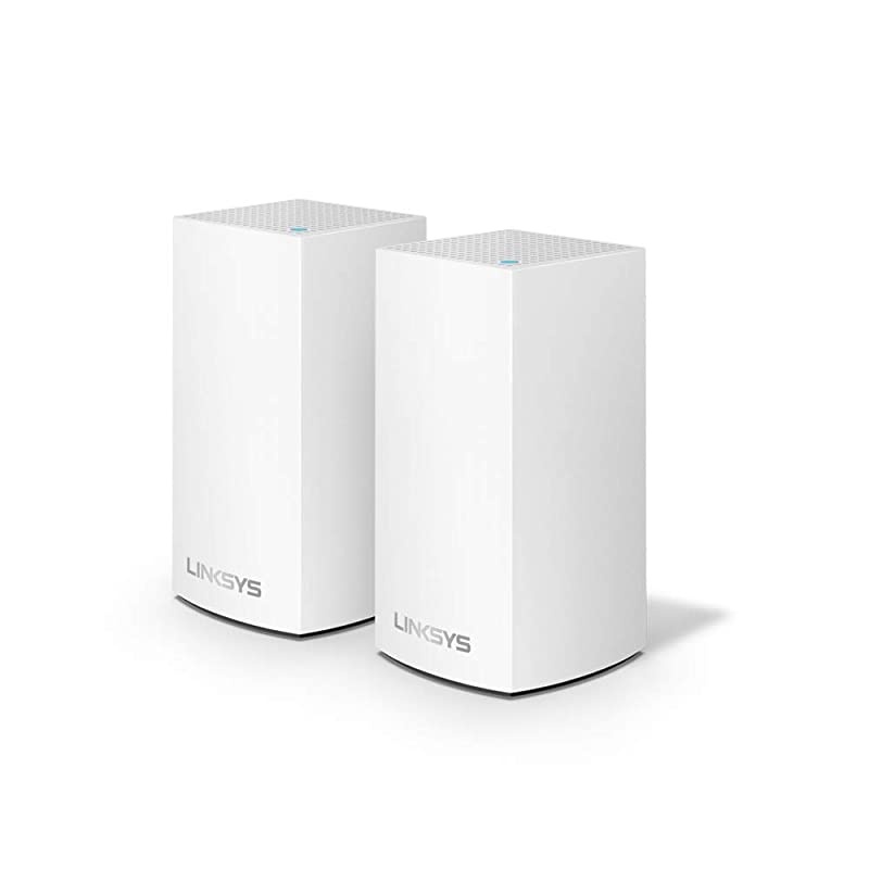 Velop Mesh Router Home Mesh WiFi System for WholeHome WiFi Mesh Network 2PackUs White