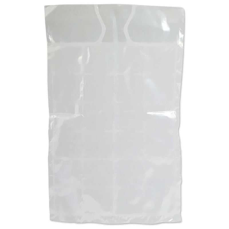 Stockroom Plus 100 Pack Disposable Ice Cube Storage Bag for Outdoor Party (7.6 x 12 in)