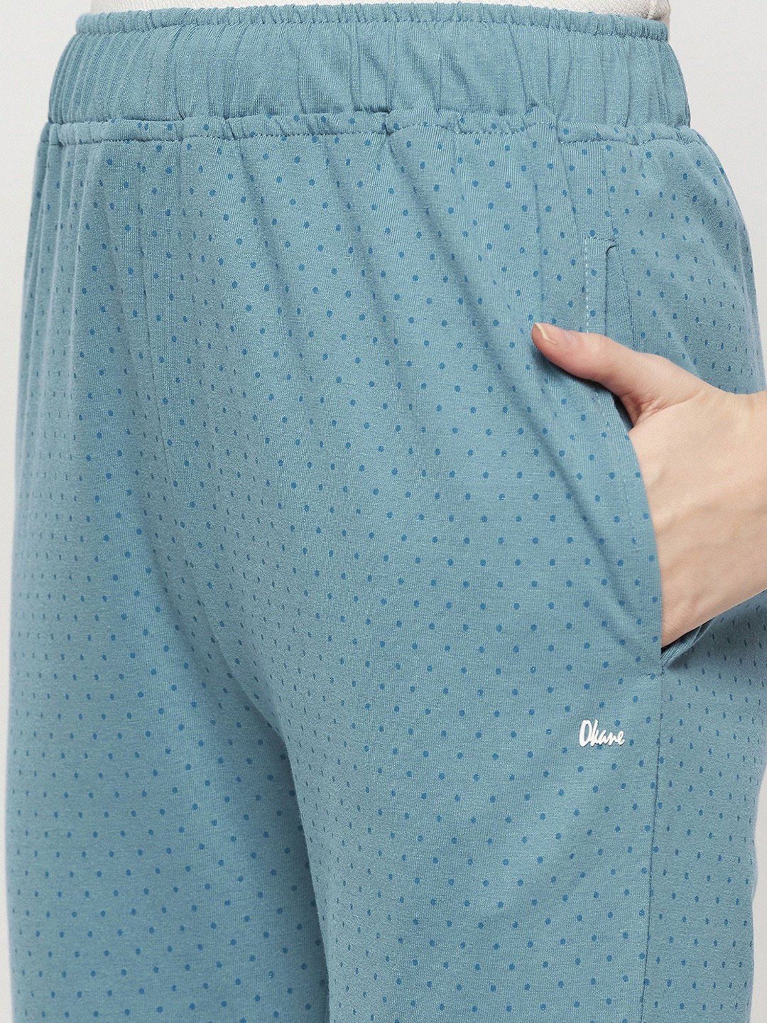 Okane Blue Printed Lounge Pants