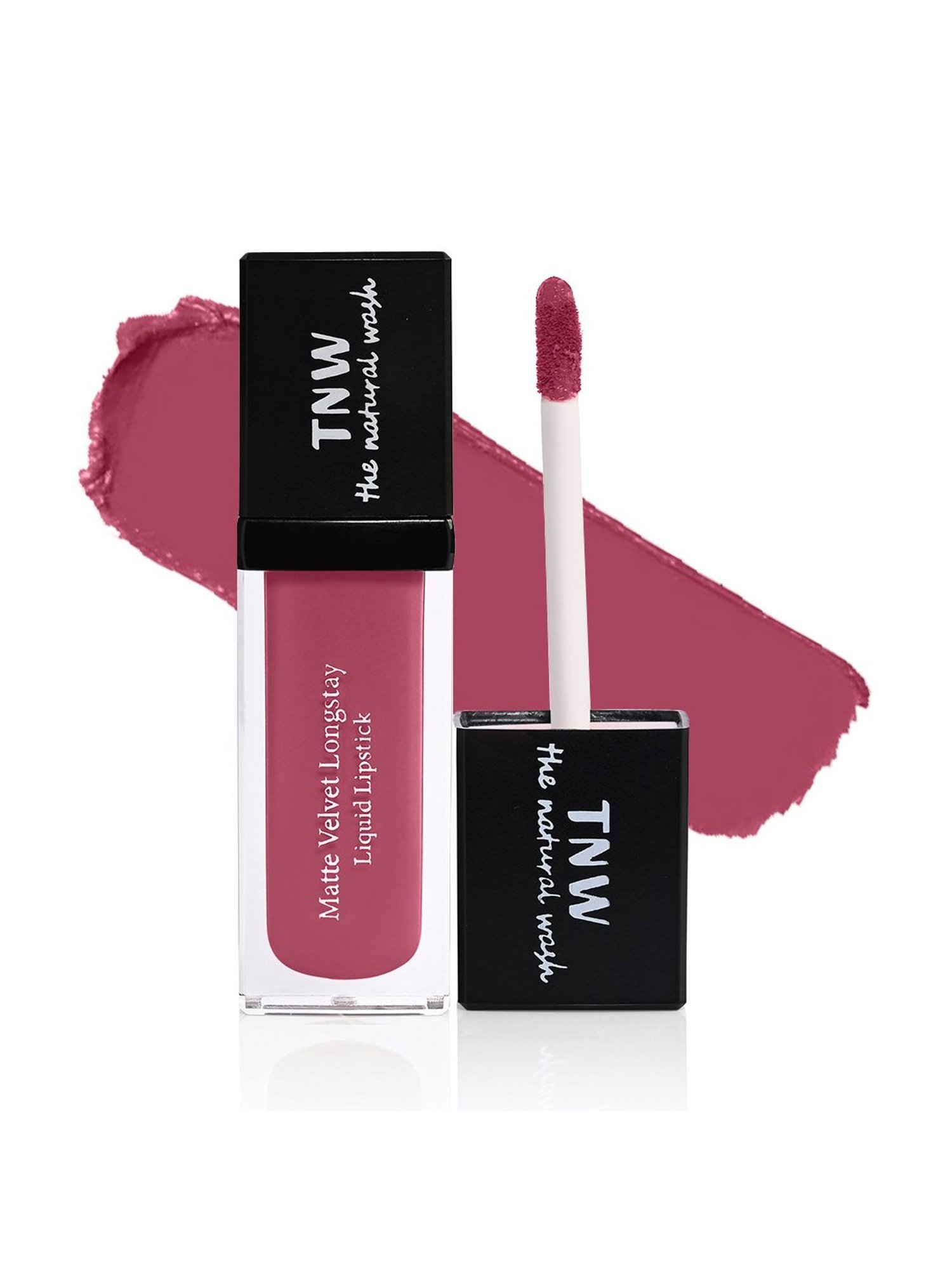 TNW-The Natural Wash Matte Velvet Longstay Liquid Lipstick Berry Much - 5 ml
