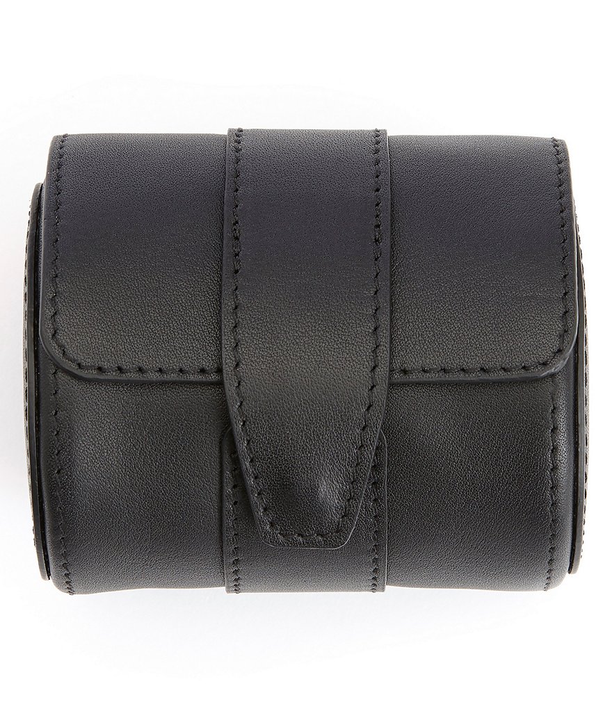 ROYCE New York Single Leather Executive Travel Roll