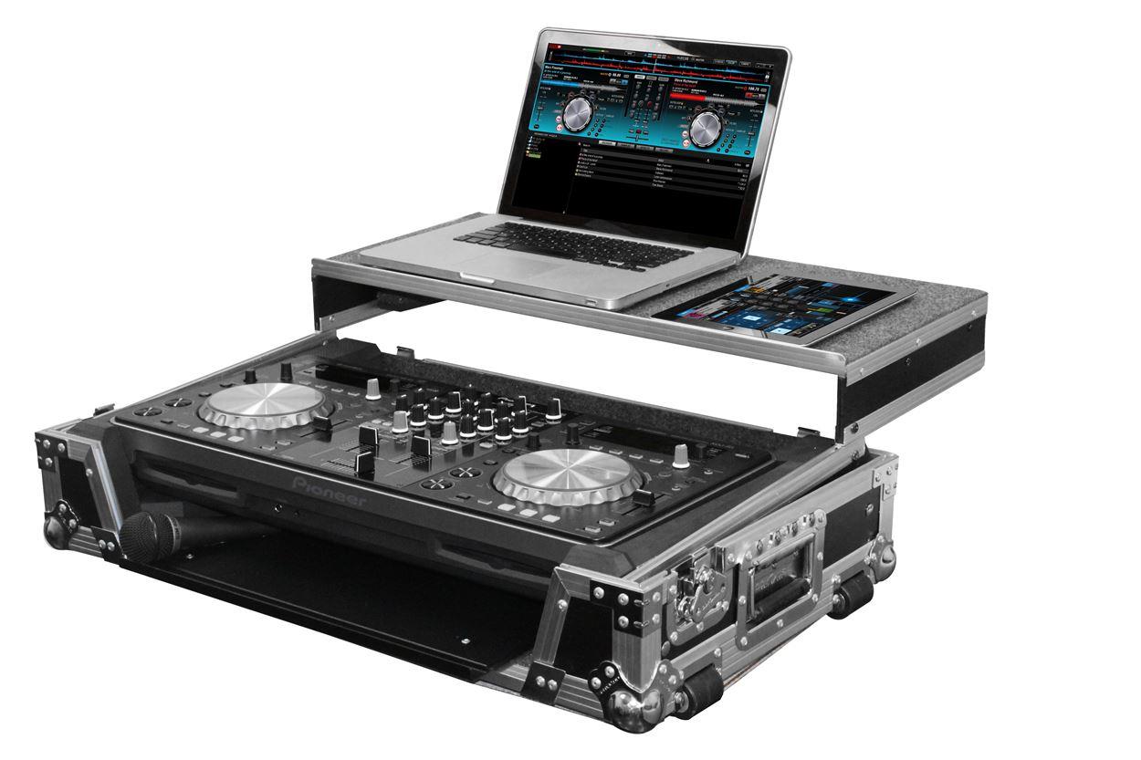 Odyssey FZGSPIXDJR1GT Pioneer XDJ-R1 DJ Case w/Laptop +Glide Keyboard Tray