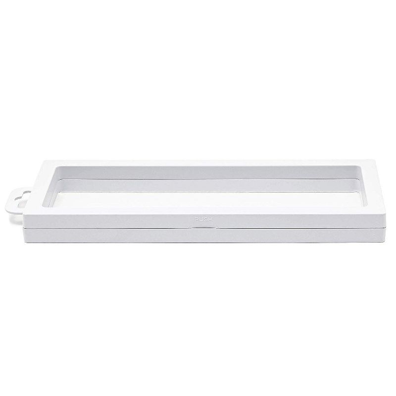 Juvale 3 Pack Floating Display Stands with Hanging Hook, 3D Floating Frame Display Holder for Challenge Coins, AA Medallions, Jewelry, White