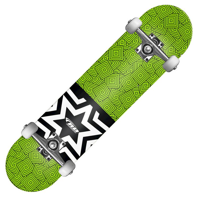 Roller Derby Square Skateboard - Green/Black
