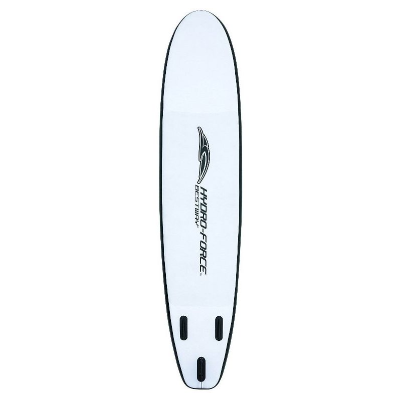 Bestway Inflatable Hydro-Force Wave Edge 10 Foot x 27 Foot Stand Up Paddle Board with Non-Slip Deck, SUP Accessories, Inflation Pump and Travel Bag