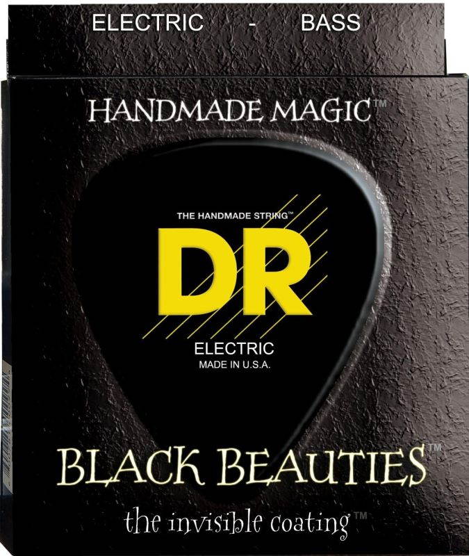DR Black Beauties Extra-Life - Medium 5-String - Bass Guitar Strings