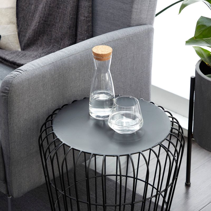 Metal Patio Accent Table - Olivia & May