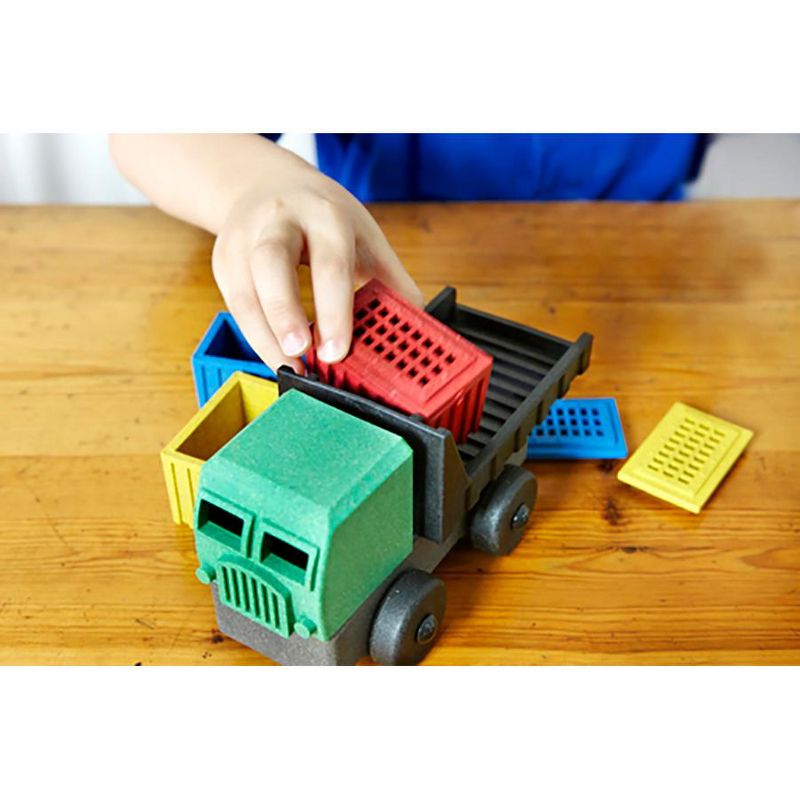 Childcraft Corrugated Building Blocks, Various Sizes, Primary Colors, set of 84