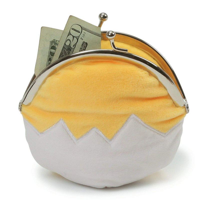Enesco Gudetama the Lazy Egg 5" Plush Coin Purse