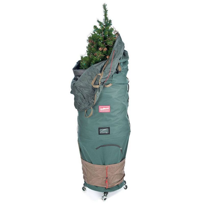 TreeKeeper Medium Upright Tree Storage Bag with Rolling Tree Stand