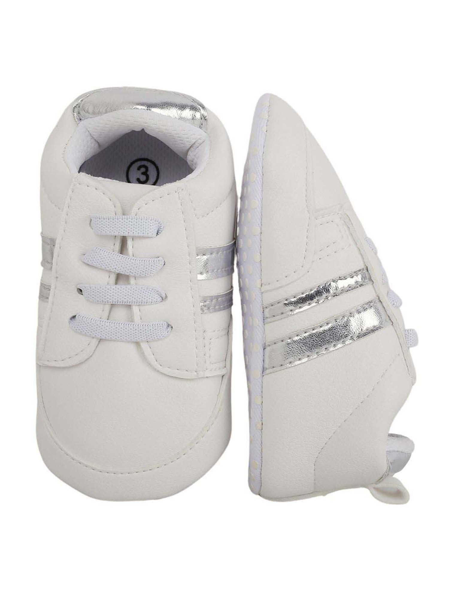 Baby Moo Kids White Casual Booties