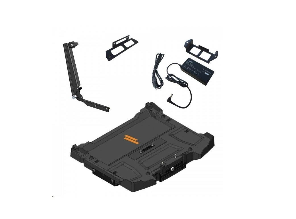 Havis Docking Station For Getac's S410 Notebook With Power Supply and Mounting Brackets PKG-DS-GTC-617