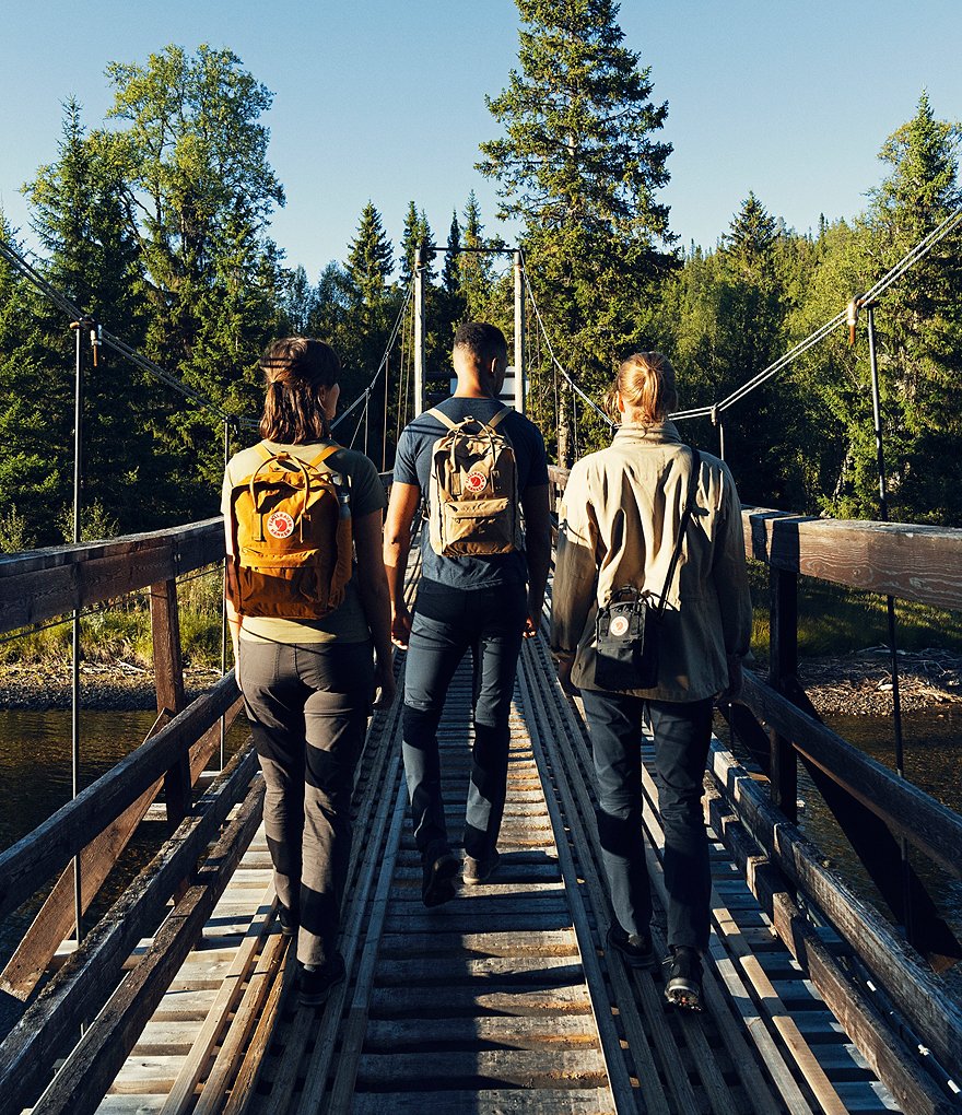 Fjallraven Kanken Water-Resistant Cotton Zipper Convertible Backpack