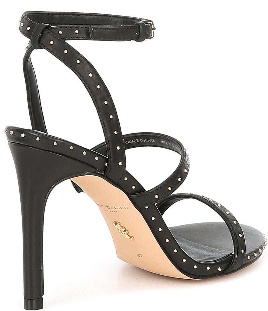 Kurt Geiger London Portia Studded Leather Strappy Dress Sandals
