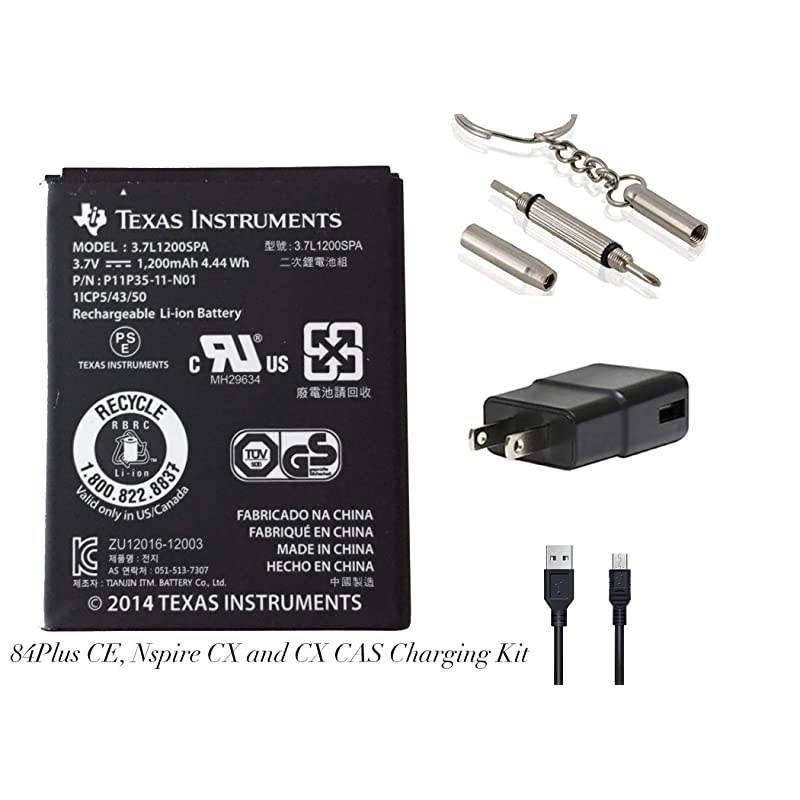 and Charging Kit for TI 84 Plus CE TI Nspire CX II TI Nspire CX CAS II TI Nspire CX TI Nspire TI Nspire CAS CX CX CAS TI 84 Plus C SE