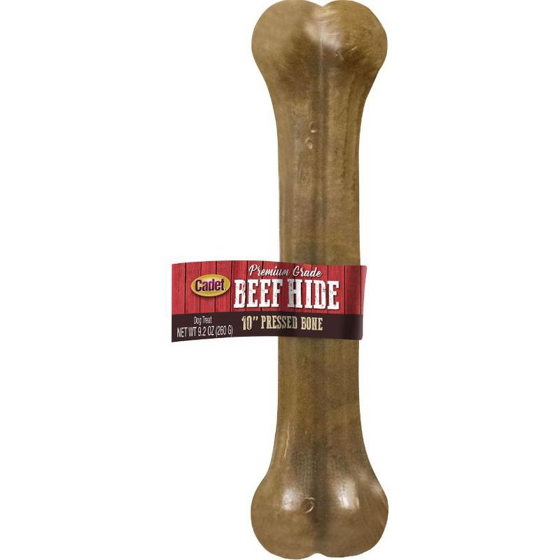 Cadet 10 Inch Pressed Rawhide Bone
