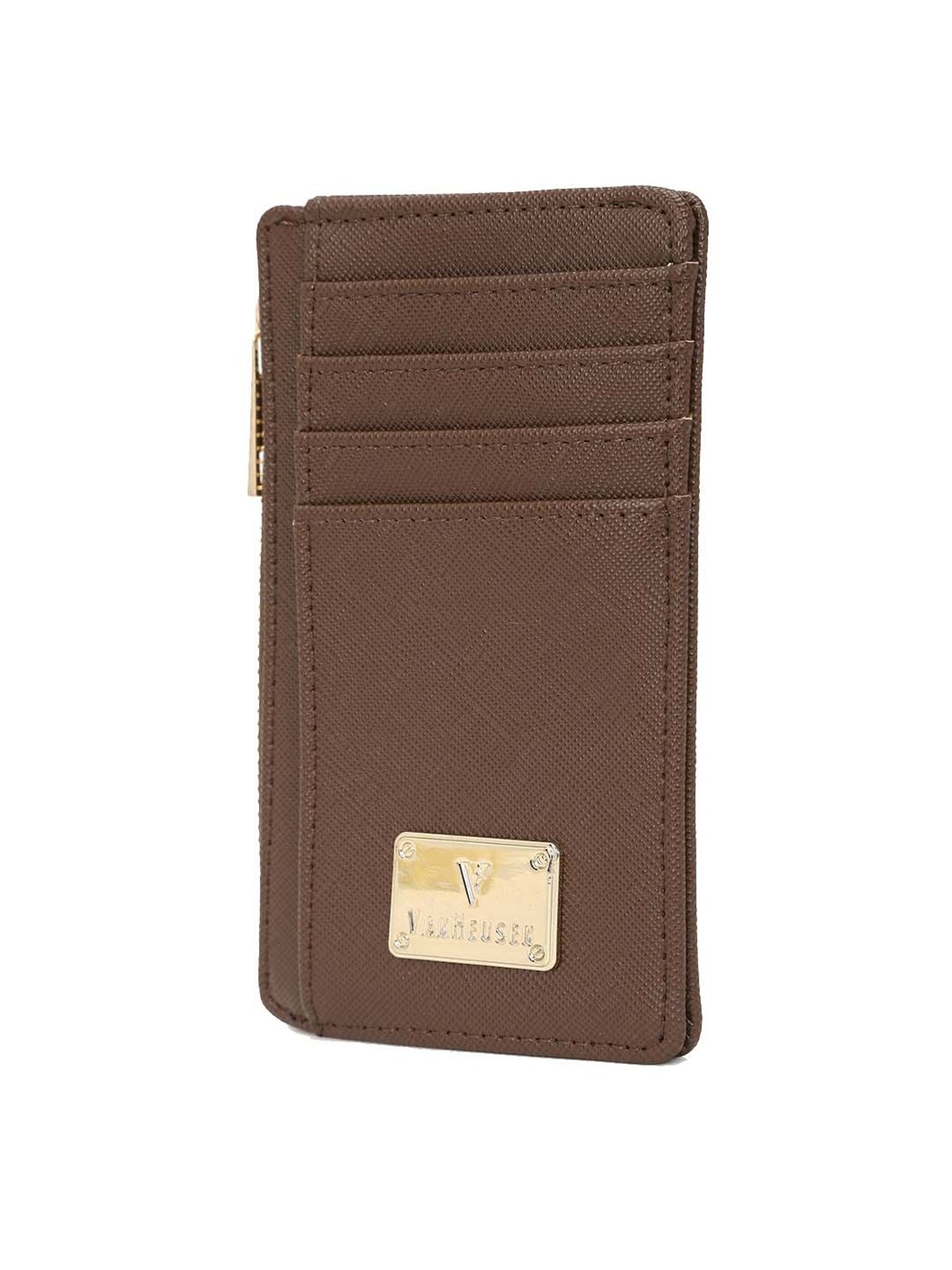 Van Heusen Brown PU Textured Wallet