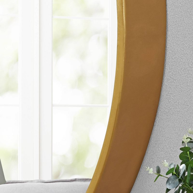 Beckham Round Mirror Gold - FirsTime