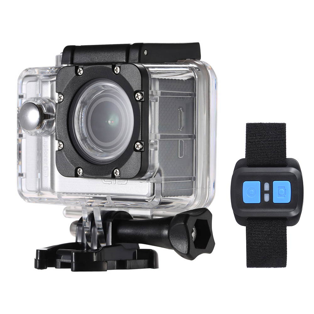 Elephone EleCam Explorer Pro 2.0" 4K 24fps 1080P 60fps Full HD 12MP Voice Broadcasting Waterproof 30M Novatek NTK96660 Sports Action Camera Video DV Optional Wide Angle(170&deg;/ 140&deg;/ 110&deg;/ 70&deg;)