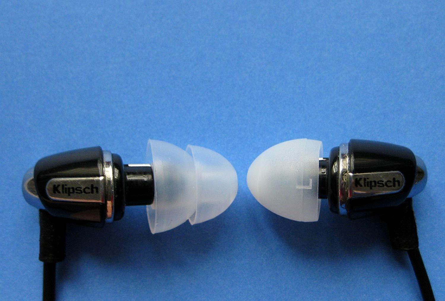 Oval Comfort Fit Set for Klipsch X6i In-Ear Earphones- Replacement Eartips Eargels Earbuds