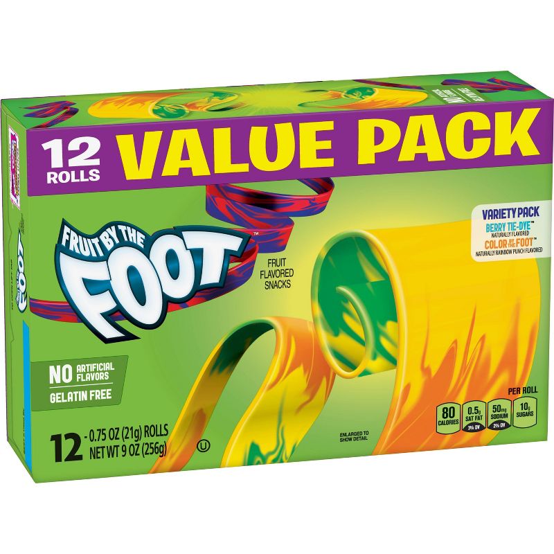 Fruit By The Foot Fruit Flavored Snacks Value Pack - 9oz