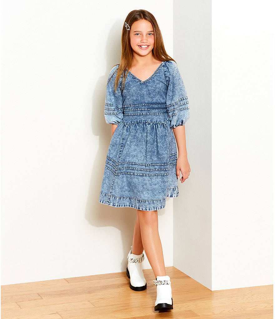 Polo Ralph Lauren Big Girls 7-16 Ombre Large Pony T-Shirt Dress