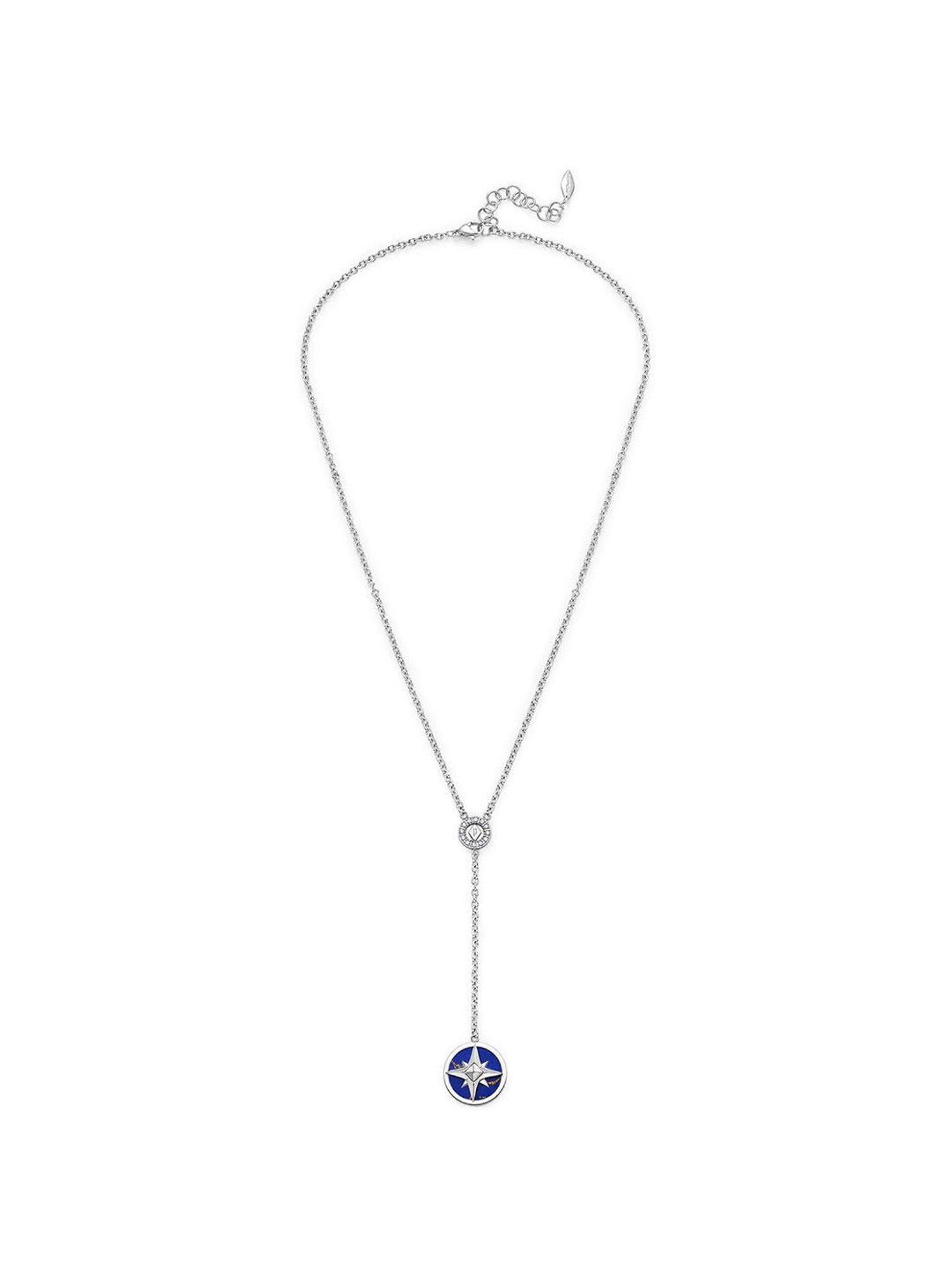 Police Lucky Star Silver Opera Necklace for Women