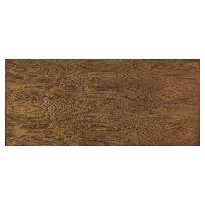 72" Merida 4 Shelf Mixed Media Bookshelf Black - Inspire Q