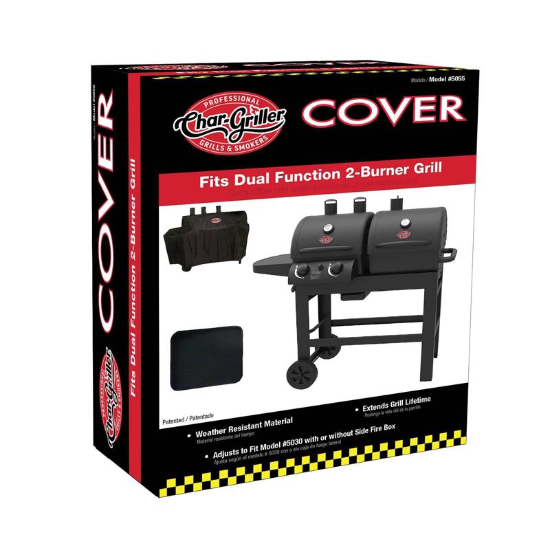 Char-Griller Dual Function 2 Burner Grill Cover