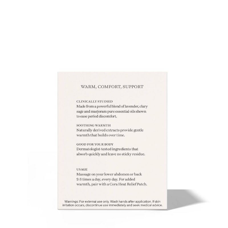 Cora Organic Warming Balm - 1.3oz