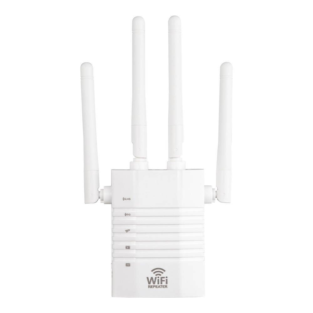 WD-R1205U 1200Mbps WiFi Booster Wireless Repeater Dual Band Wifi Repeater Four Antennas 2.4GHz 5GHz 1200M WiFi