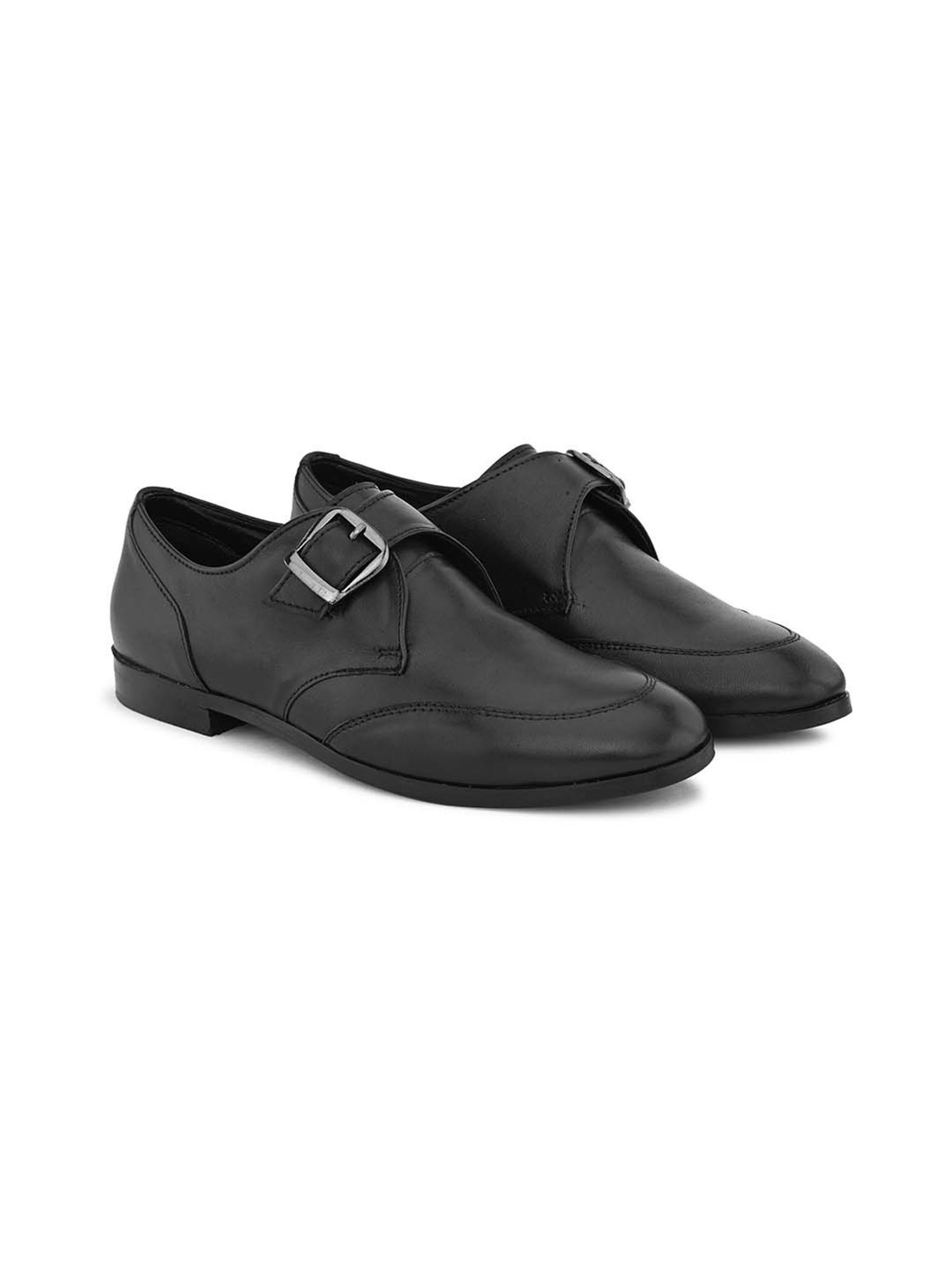Carlo Romano Women's Black Monk Shoes