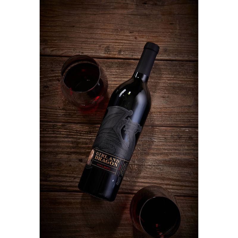 The Girl & The Dragon Malbec Red Wine - 750ml Bottle