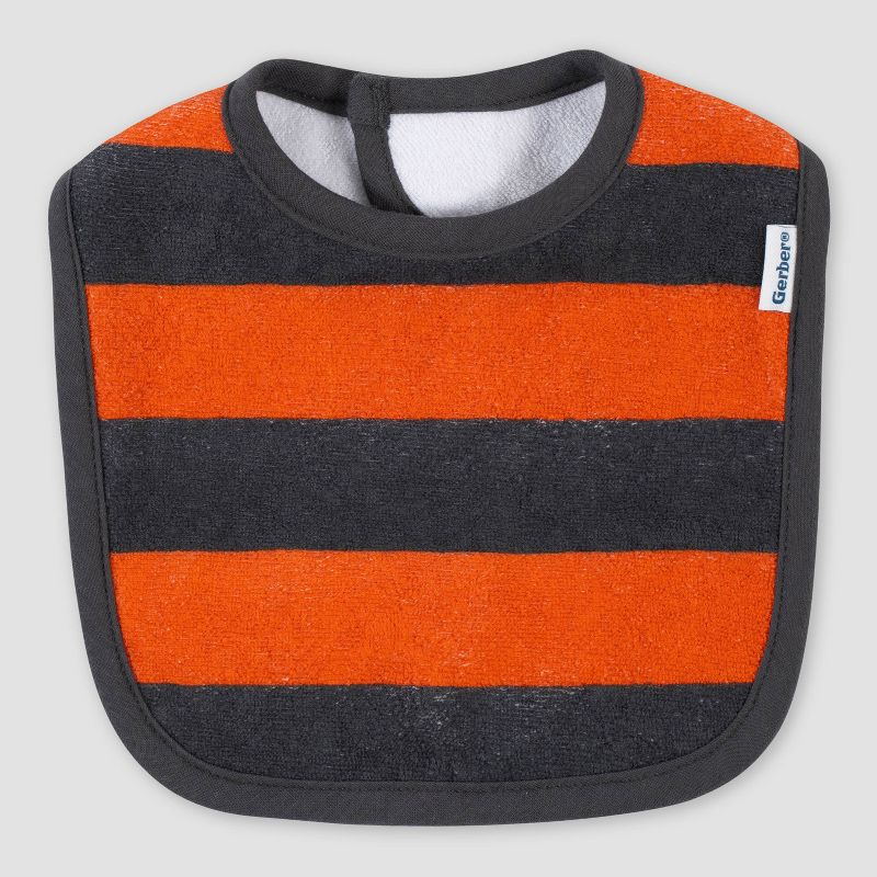 Gerber Baby Boys' 4pk Fox Bib - Gray