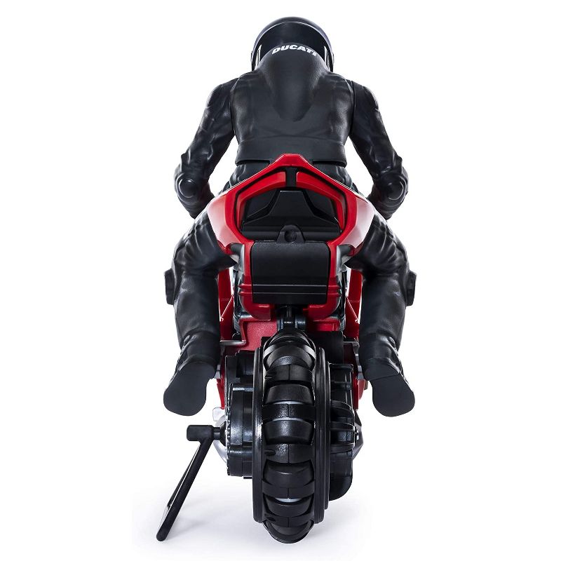 Upriser Ducati Authentic Panigale V4 S Remote Control Motorcycle with Removable Rider, Display Stand, and USB Charger, Red