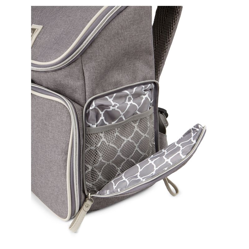 Bananafish Breast Pump Backpack - Gray/Bone