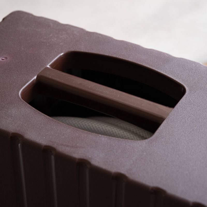 Lakeside Large Clear Plastic Storage Bins for the Kitchen and Home - Set of 3