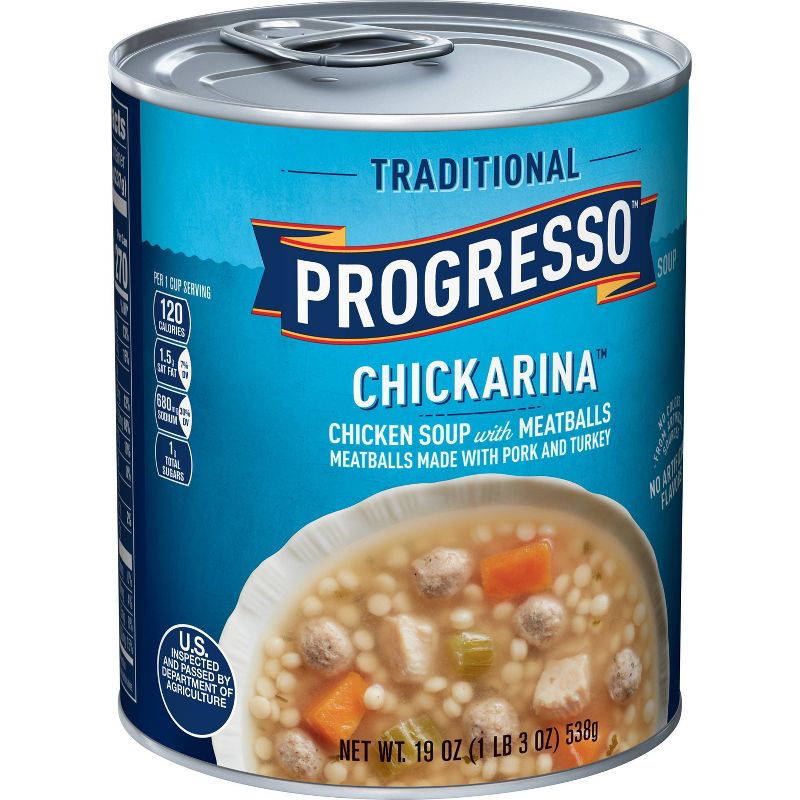Progresso Traditional Chickarina Chicken Soup with Meatballs 18oz