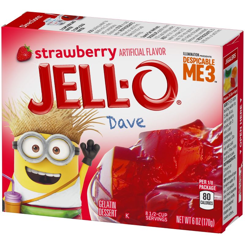 JELL-O Gelatin Strawberry - 6oz