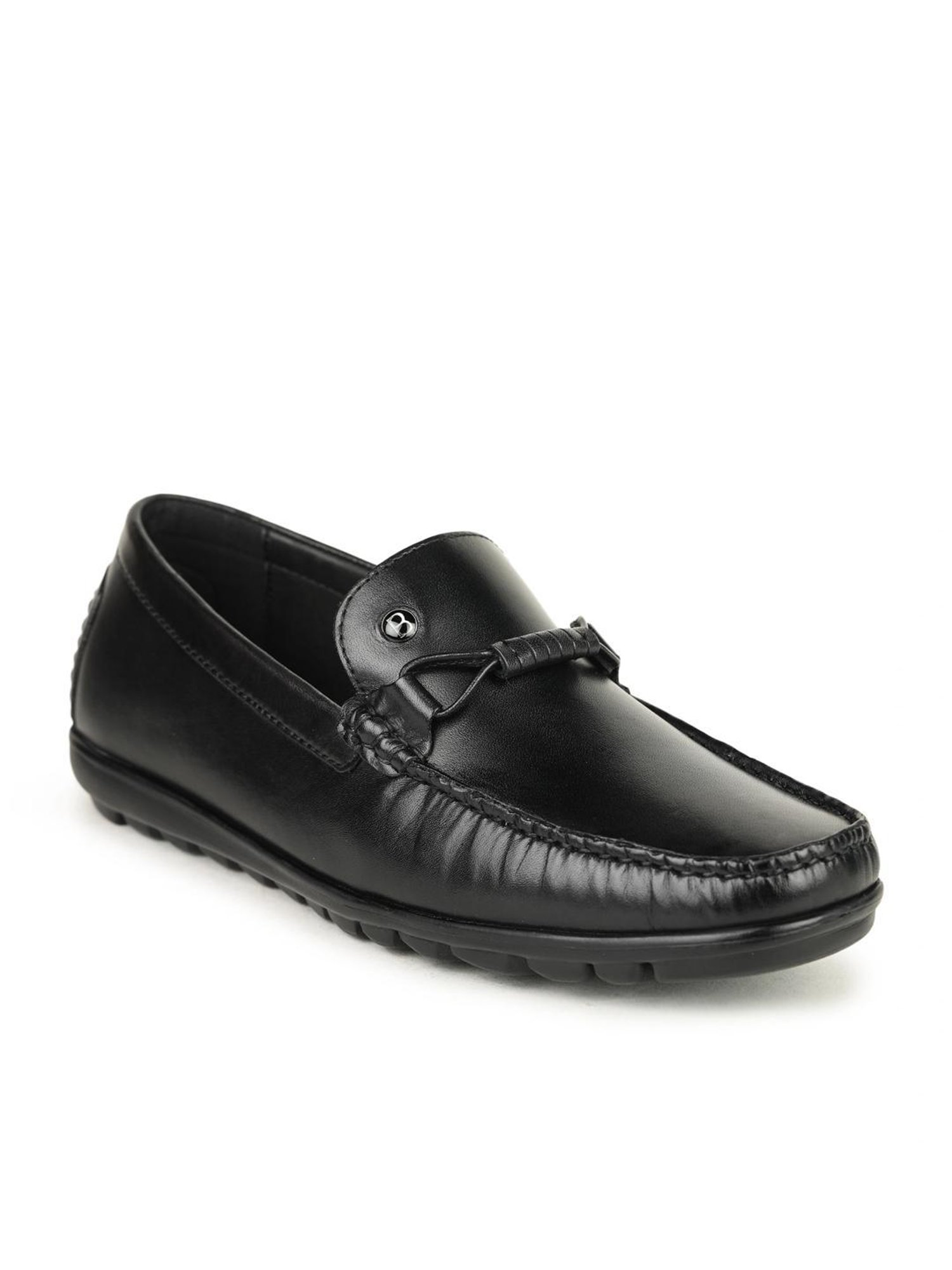 Britmen Men's Black Casual Loafers
