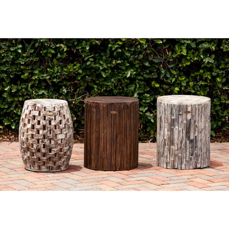 Elyse Round Outdoor Patio Garden Stool - Balkene Home