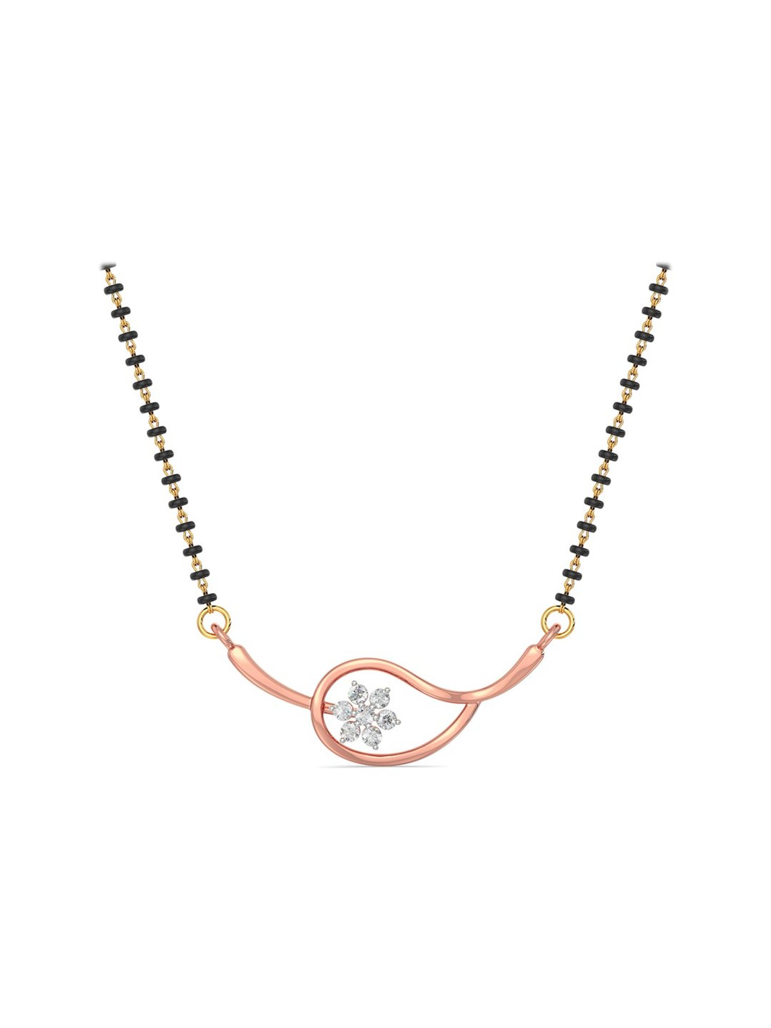 Waman Hari Pethe Jewellers 18k Gold & Diamond Mangalsutra for Women