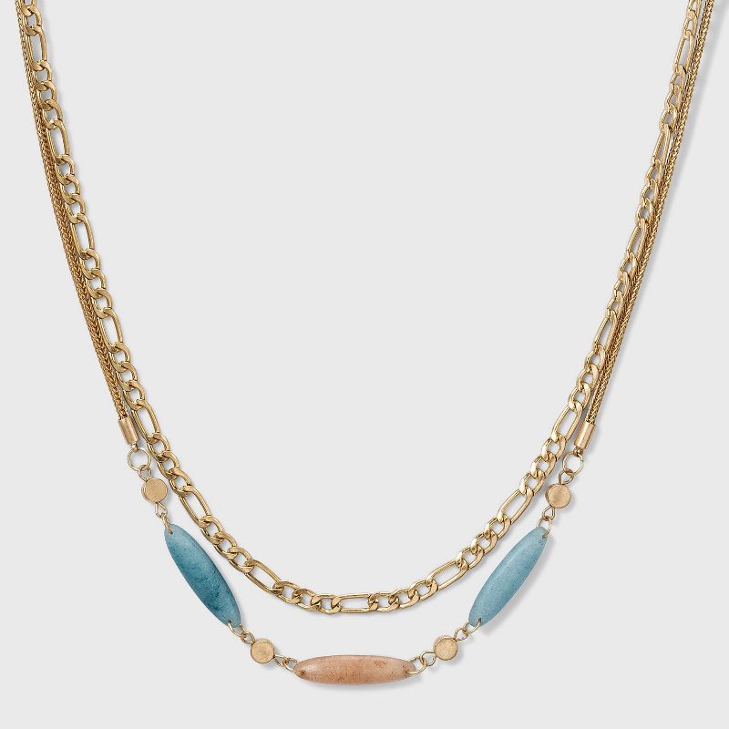 Open Drop Hoop Earrings - Universal Thread™ Gold